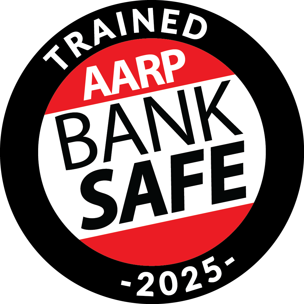 AARP BankSafe Trained 2025 Seal